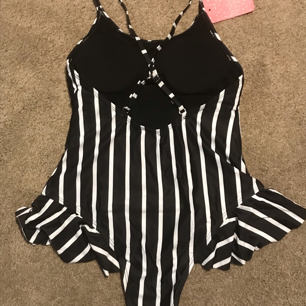 Women’s Swim Suit with ruffle detail